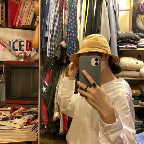 [USED] キャメルフェルトHAT♡
