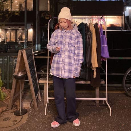 [USED] 中綿入りチェックネルJACKET