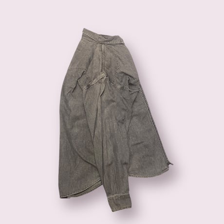 [USED］Wrangler BLACK DENIM シャツ