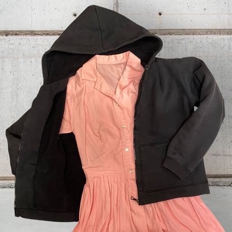 [USED]A.P.C. BLACK ZIP PARKA