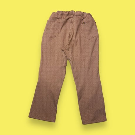 [vintage] 70's LEE 千鳥柄フレアパンツ