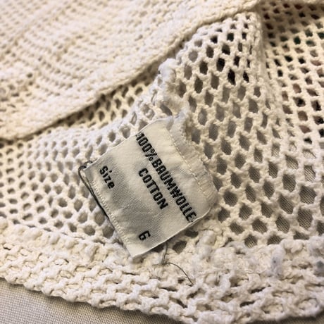 [USED] ホワイト メッシュ Tee