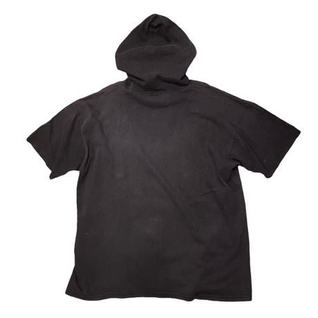 [USED] BLACKプリントフードtee