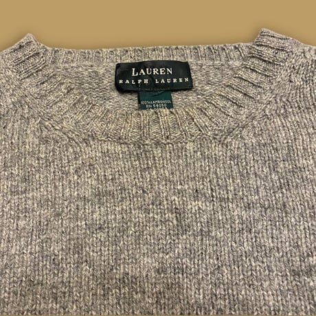[USED] Ralph Lauren♡LAMBSWOOL シンプルニット