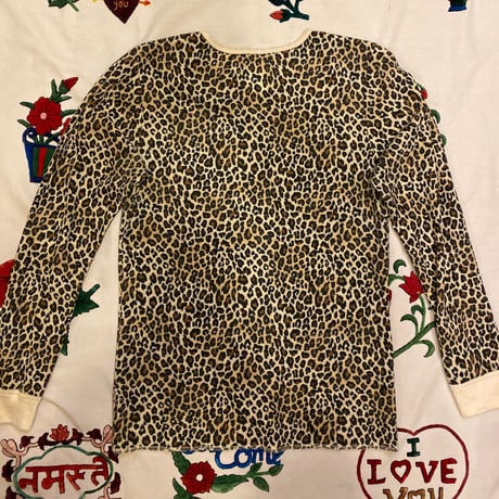 [USED] ワッフルサーマル長袖♡レオパード♡
