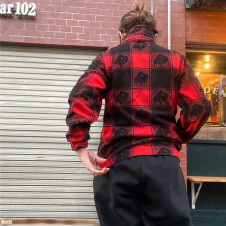 [USED] Columbia バッファロー柄フリース🦬JKT