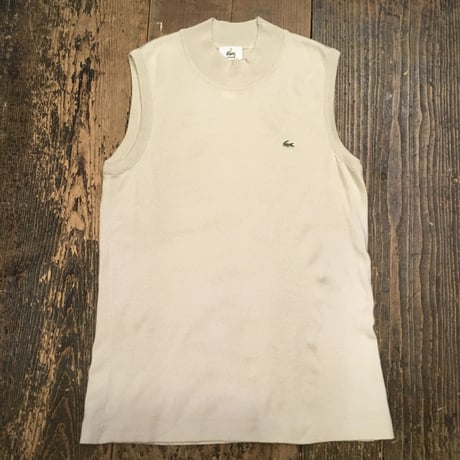 [USED] "LACOSTE"タートルKNIT VEST