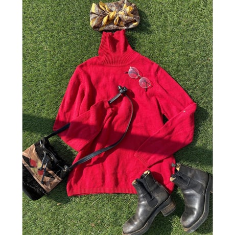 [USED] L.L.Bean❤️タートルニット