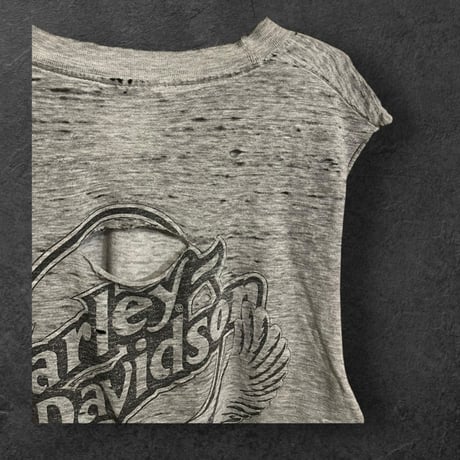 [USED] Harley-Davidson cutoff tee