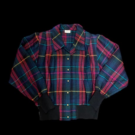 [USED]ショート丈 チェックJacket