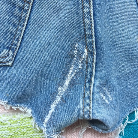 [USED] 80's Levis CUTOFF DENIM / W31 オレンジタブ