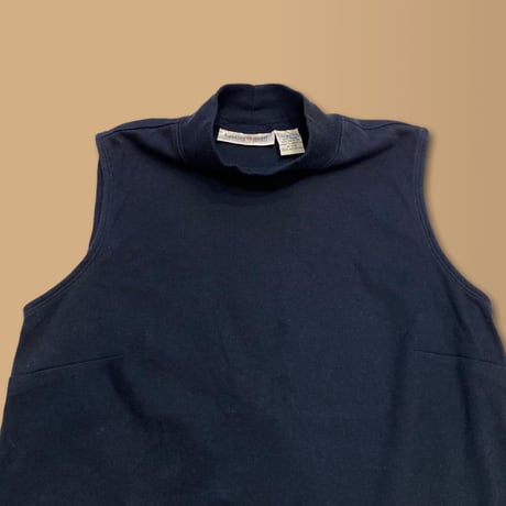 [USED]  モックネック ノースリーブTee