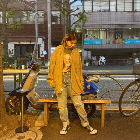 [USED]"Mr.JUNKO" レオパードレーヨンshirts🐆
