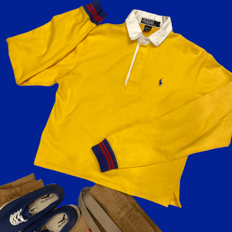 [USED] RalphLauren ラガーシャツ mede in U.S.A