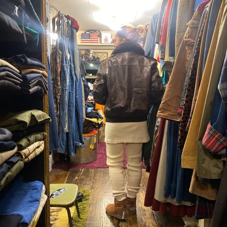 [USED] SWEDEN vintage リブTOPS