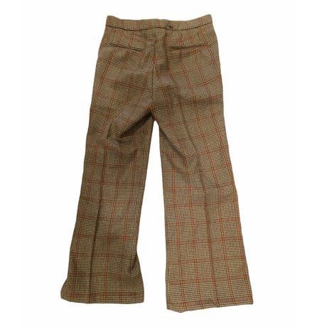 [USED] 千鳥柄 フレアPANTS