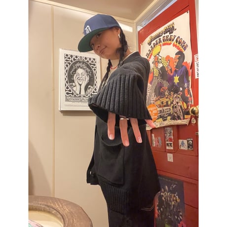[USED] "agnes b." コットンニットカーディガン