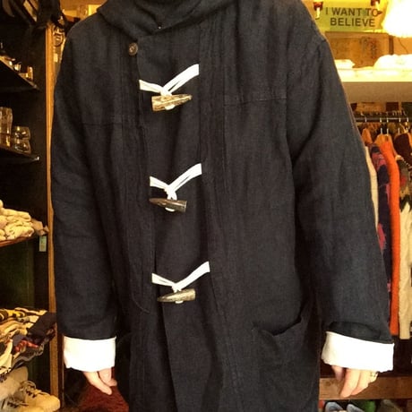 [USED] リネンダッフルコート