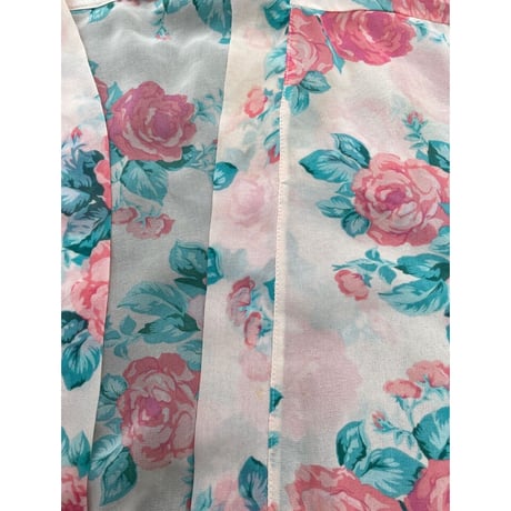 [USED] 花柄シースルーガウン  🌹