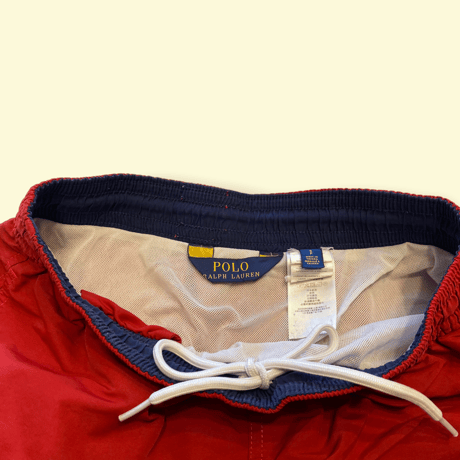 [USED] POLO Ralph Lauren BEACH ショーツ RED