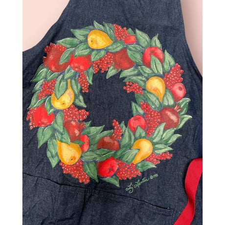 [USED]VINTAGE fruit apron