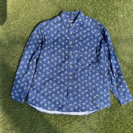 [USED] 90's DOCKERS ペイズリー柄シャツ