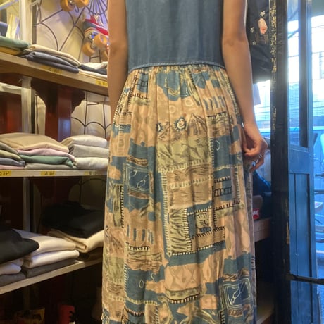 [USED]  デニムワンピース  💙