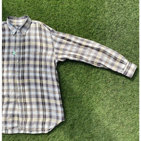 [USED] BIG size チェックSHIRTS  ！