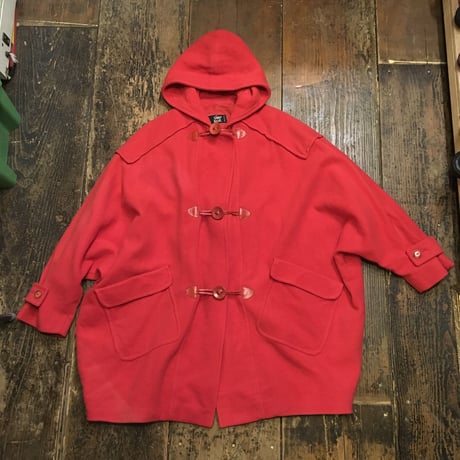 [USED] 真っ赤なドルマンスリーブコート
