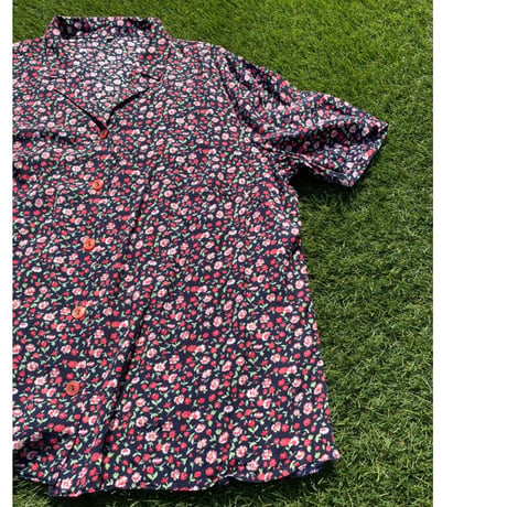 [USED] 花 柄オープンシャツ💐