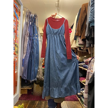 [USED]  デニム マキシワンピース