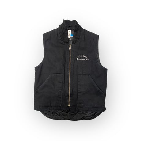 [USED] BLACK ダック地 WORK VEST