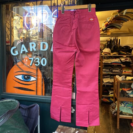 [USED] Dickies レースアップフレアPANTS💗