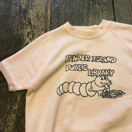 [USED] OLD 半袖 SWEAT イモムシ Print