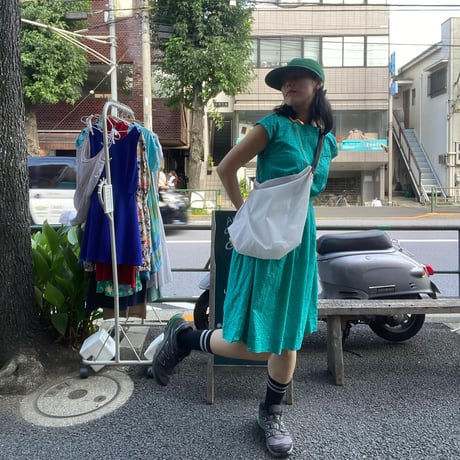 [USED]エメラルド グリーン ワンピース👗