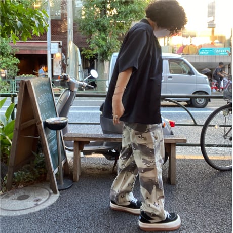 [USED] MIRTALY  CAMO PANTS - CHOCO CHIP-