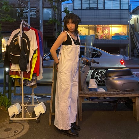 [USED] WHITEオーバーオール