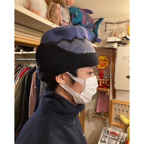 [USED] Patagoniaニット耳あて帽