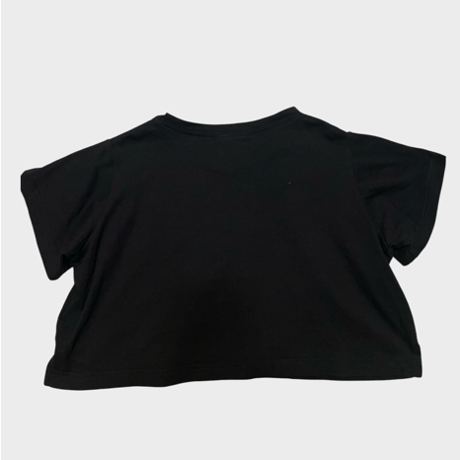 [USED] "ZZZ" / クロップド BLACK Tee