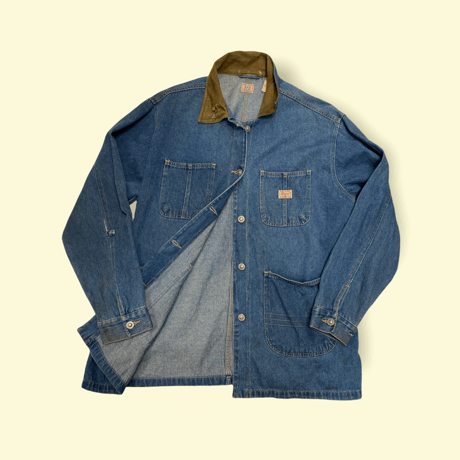 [USED] DENIM カバーオール made in QATAR.