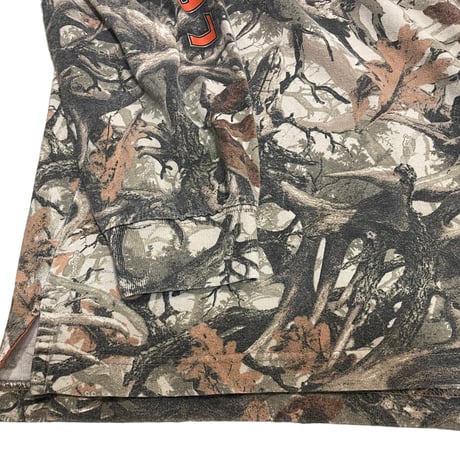 [USED] 袖プリ RealTree CAMO ロンTee