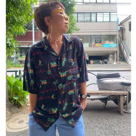 [USED] フラガール🌴Hawaiian shirt