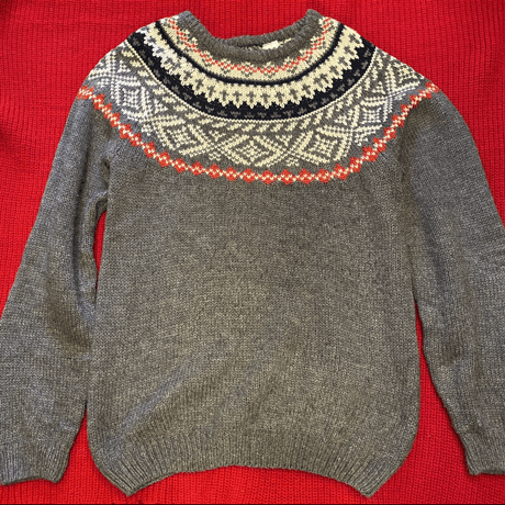 [USED]  ノルディック柄 ACRYL KNIT