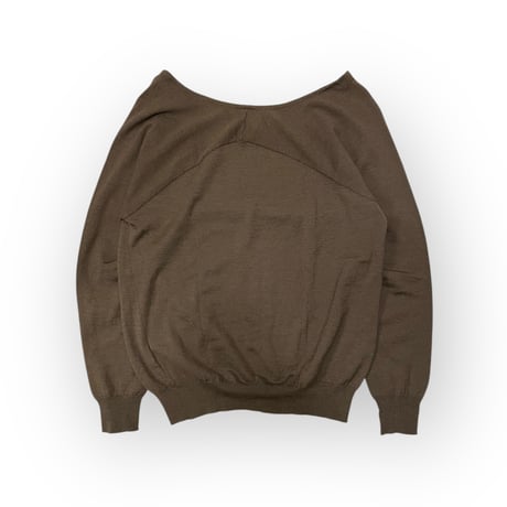 [USED] BROWN♡WOOL TOPS