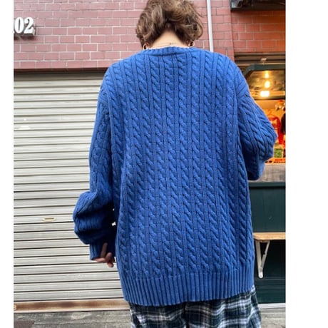 [USED] “LAUREN “RALPH LAUREN COTTON KNIT！