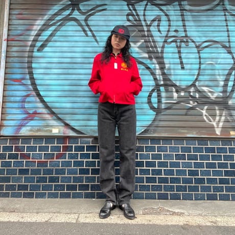[USED] wrangler BLK DENIM ハイウエスト
