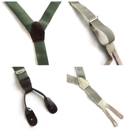 [DEADSTOCK] チェコ サスペンダー  2TYPE