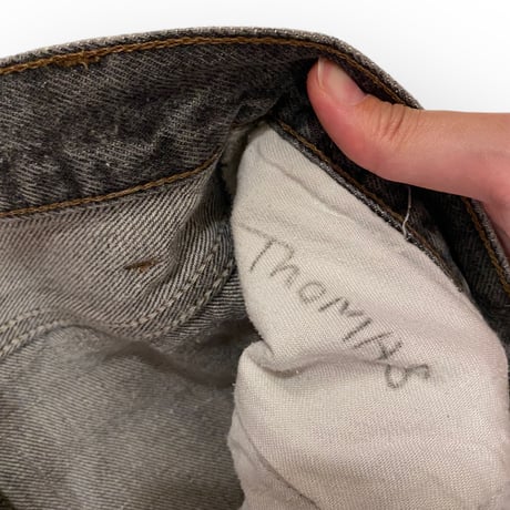 [USED] "Levi's 501" BLACK DENIM