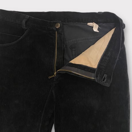 [USED] BLACK 太畝コーデュロイPANTS