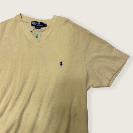 [USED] POLO パイル地VネックTOPS